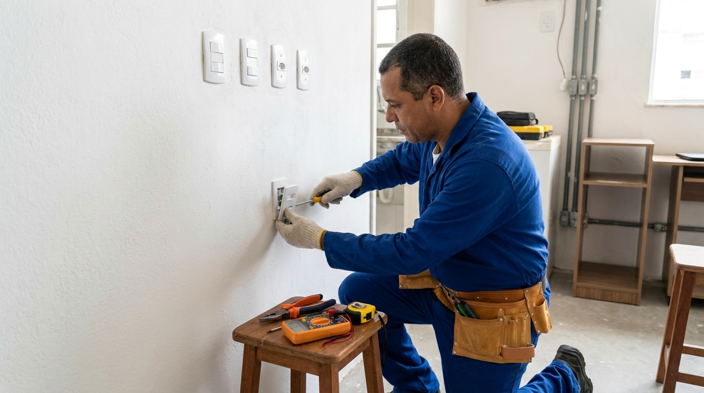 Interruptores Paralelos no Conjunto Habitacional Nico Baracat, Cuiabá‑MT